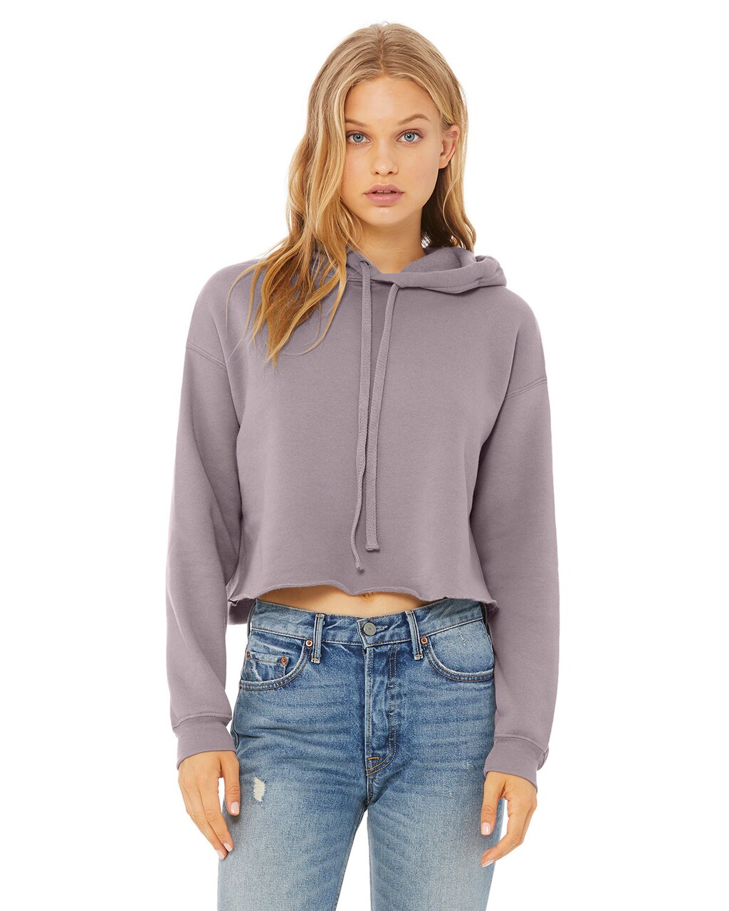 BELLA+CANVAS® Women’s Cropped Fleece Hoodie Sweatshirt Soft, Sustainable & Stylish
